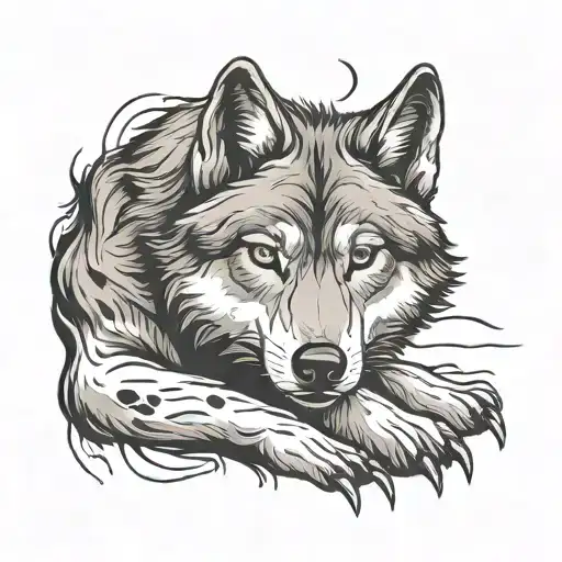 Wolf's Paw Print