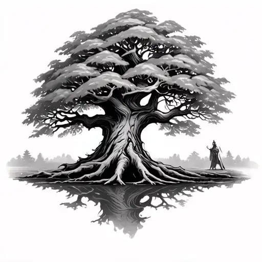 Happy Sycamore Tree The Lord Of The Rings Ent