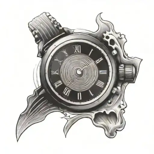 Hearth Finger Print Inside Watch Face