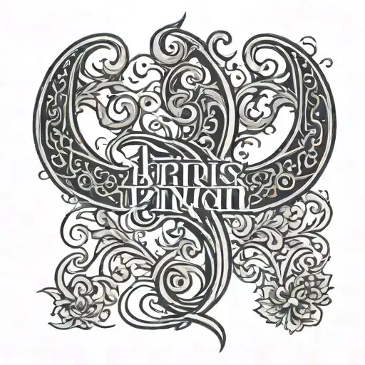 Aeris Eowyn Ambigram