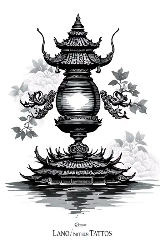Northern Thailand Lanna Lantern