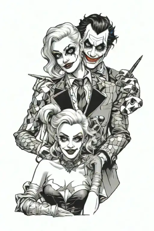 Joker And Harley Quinn Inspired