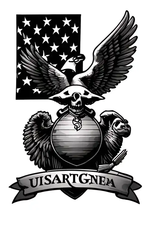 Us Marine Themed
