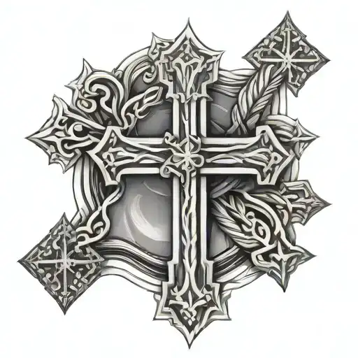3 Crosses Intertwined