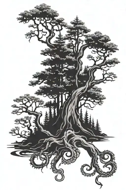 Pine Trees And Tentacles