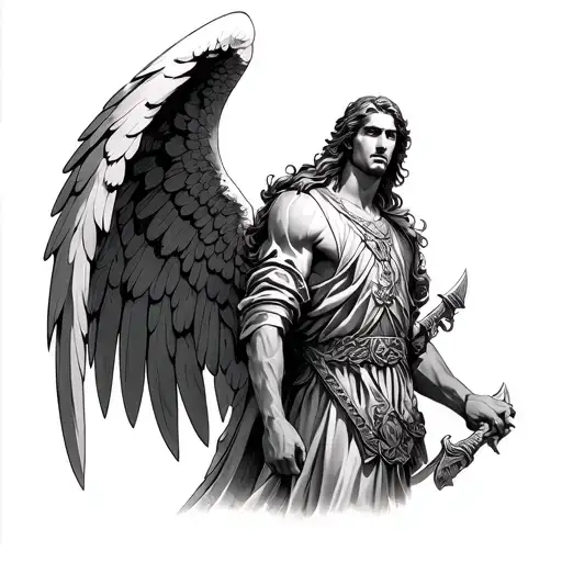 Archangel Michael Goes Like A Warrior