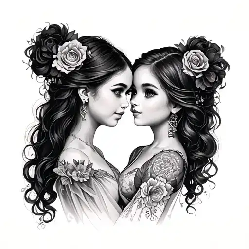 2 Daughters One Represented