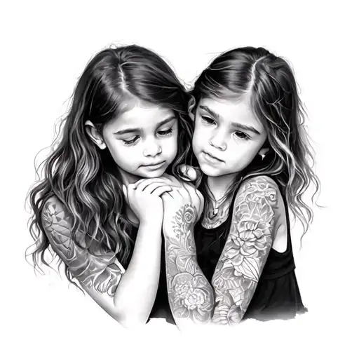2 Daughters Playing