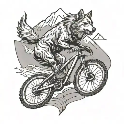 Bikejoring Chien Montagne