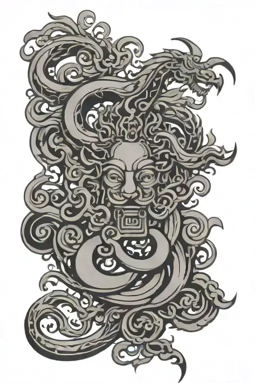 Tibetan Horyig Calligraphy