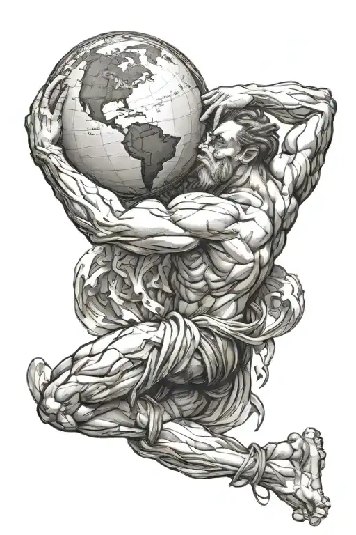 Atlas Holding The Earth