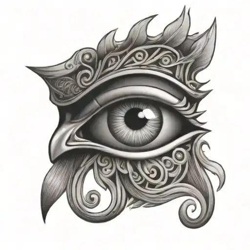Horus Eye And Smoke