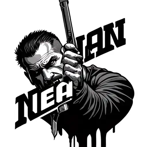 Negan Name Design