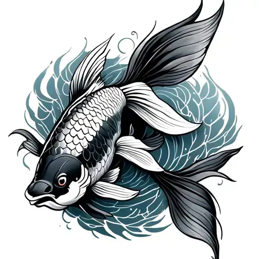 Koi And Tribal