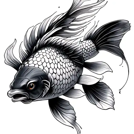 Koi And Tribal