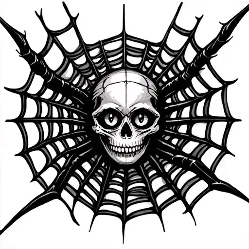 Spiderwebsmoneyeyeballmaybe Skullbirth Year