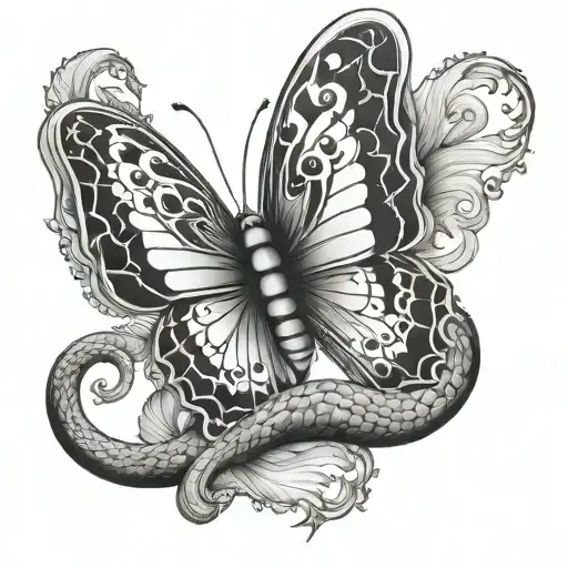 Serpent Papillon On Off