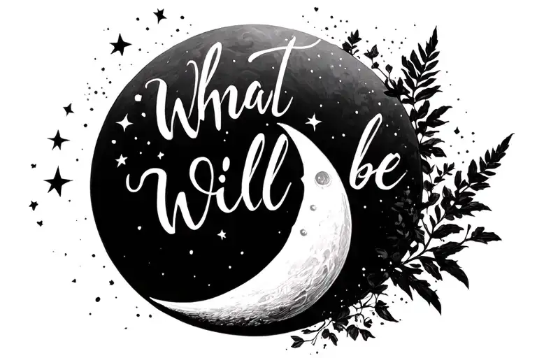 What Will Be Cursive With A Moon