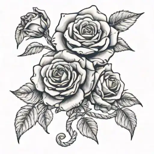 Aubrey Anne Mclaughlin Intertwined In Roses Growing