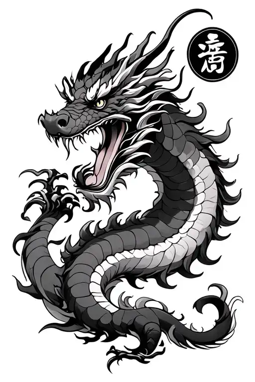 Traditional Japanese Dragon V2