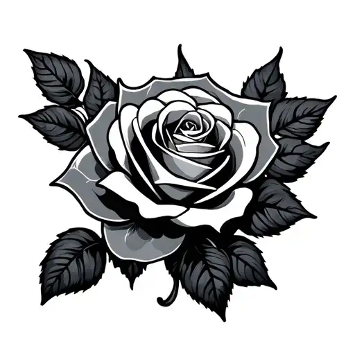 Sleep Token Logo With Roses