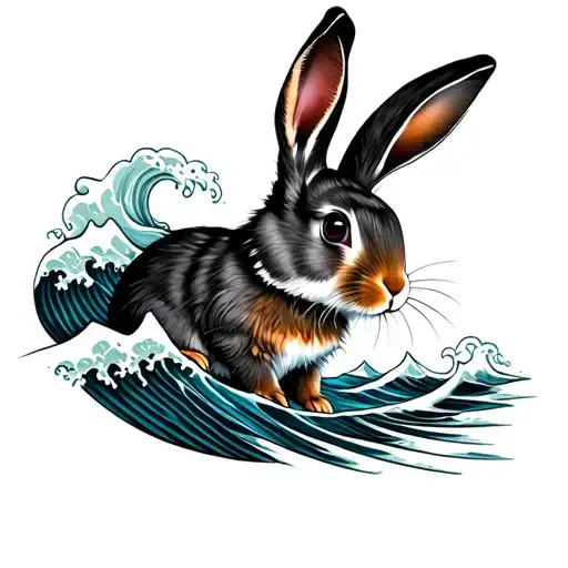 Rabbit On Wave