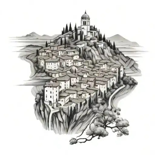 Realistic Morro D'alba Italy Landscape