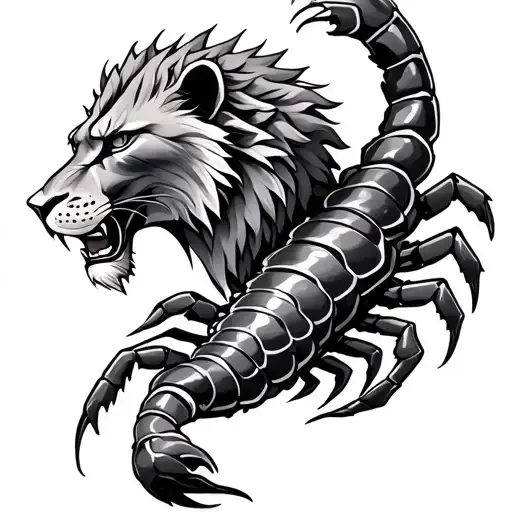 Scorpion And Lion