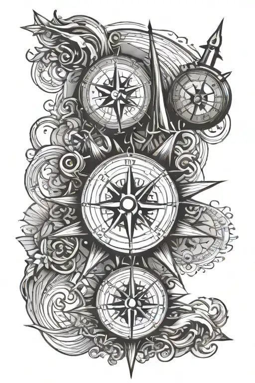 Trident And Compass