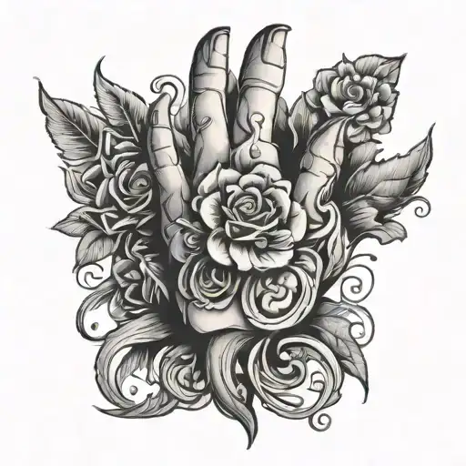 Alternative Hand Tattoo Design