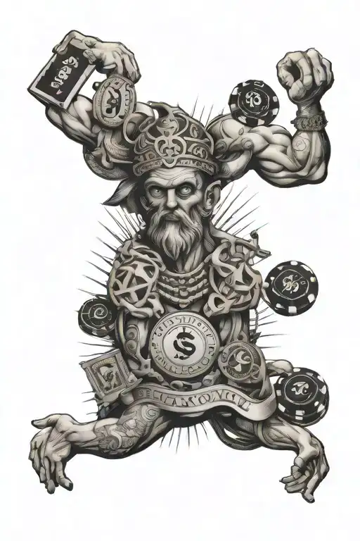 Gods Power Money Gambling Fitness Strength Knowledge