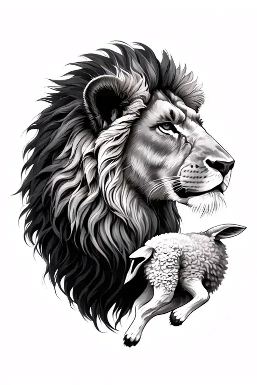 Lion And Lamb