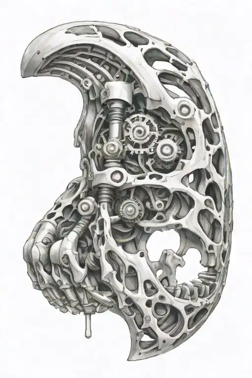 Biomechanical Bone Structure Of Wrist To Elbow