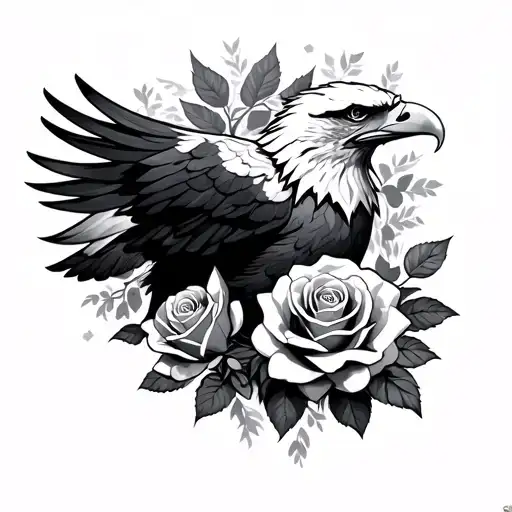 Eagles And Roses