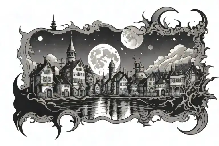 Dramcatcher City Moon
