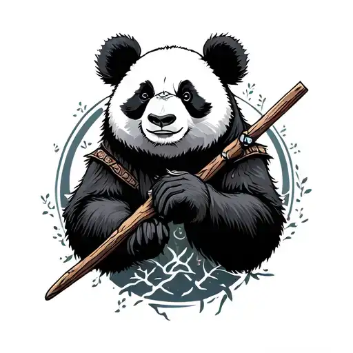 Panda Warrior Forest