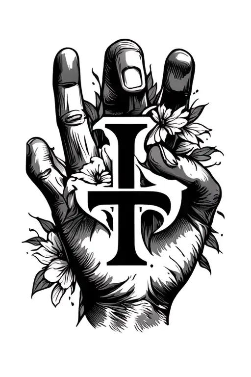 Russian 'I' To Say The Match With The Finger Or Hand Dovmesi Tattoo