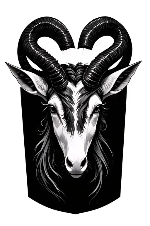 Capricorn Zodiac Sign Japanes Style Home Tattoo