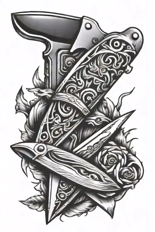 Pocket Knife Surrounded