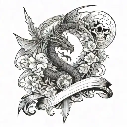 Books Dragons Moon Sword Flowers