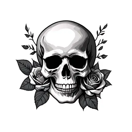Skull And Roses