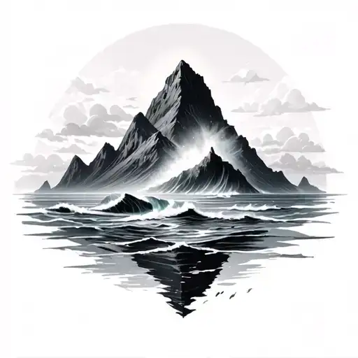 Ocean And Mountain