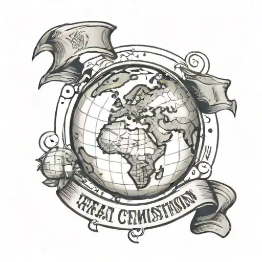 The Great Commission With Globe And Banner That Says Till All Have Heard