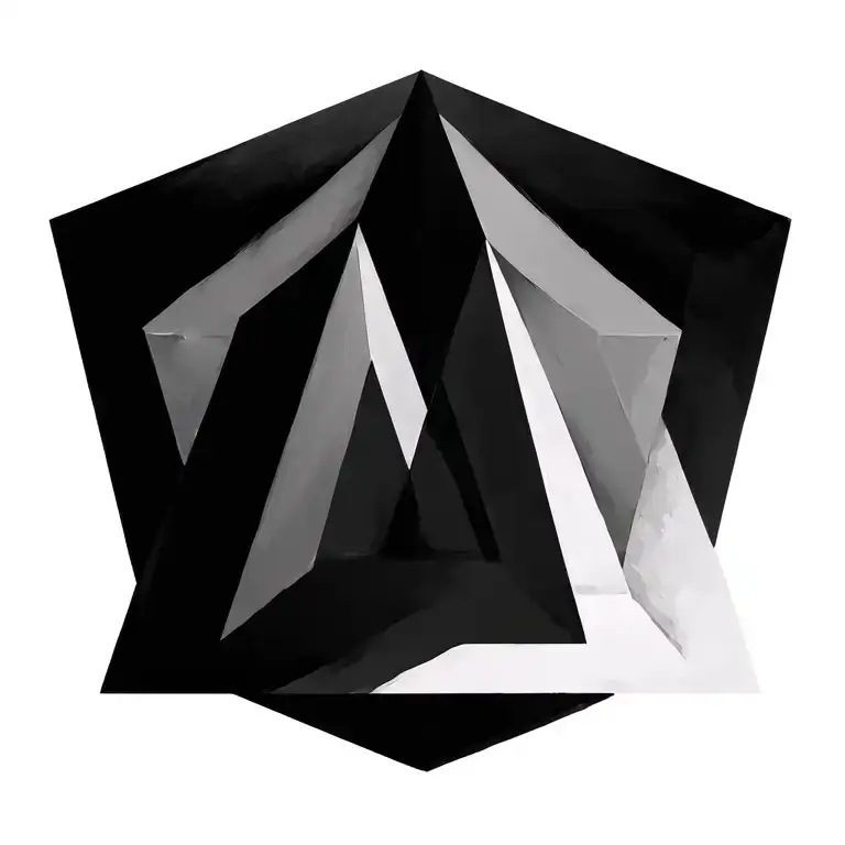 4 Right Angled Triangles Stacked