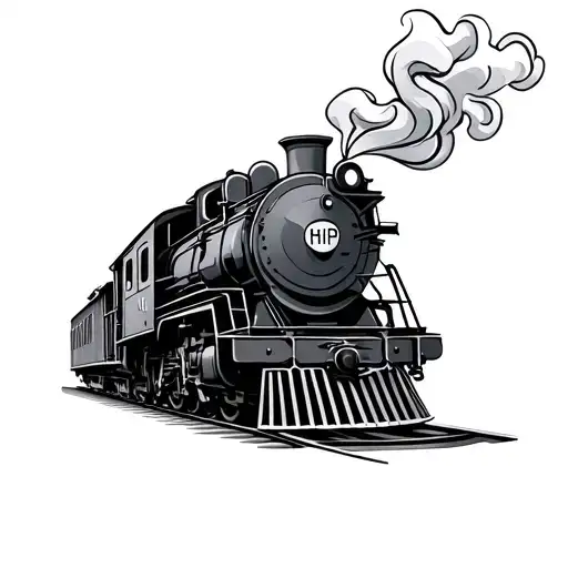 Train Smoking With R I P Intertwined