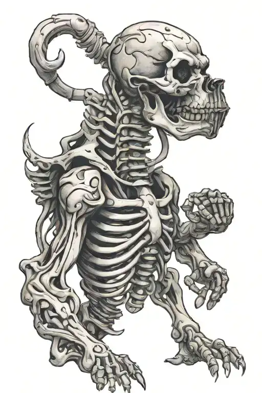 Boxer Skeleton In