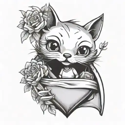 Mom Peeking From Pocket On Your Heart