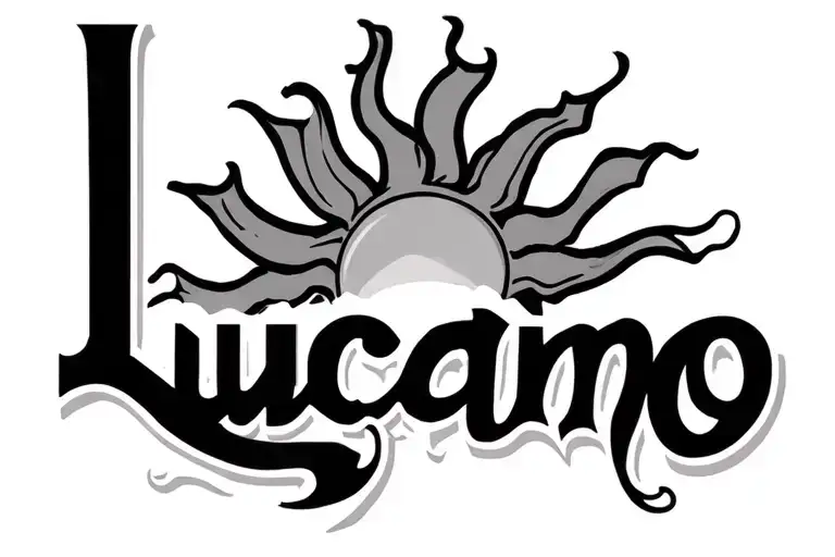 Name Luciano Sun Outline