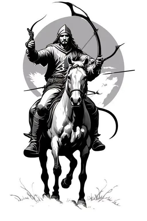 Sagittarius Archer Riding