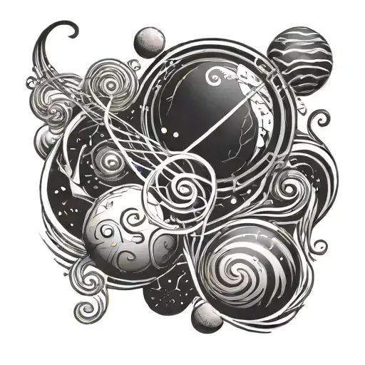 Planets And Treble Clef